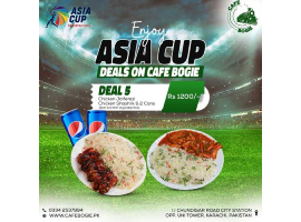 Cafe Bogie Asia Cup Deal 5 For Rs.1200/-image-516